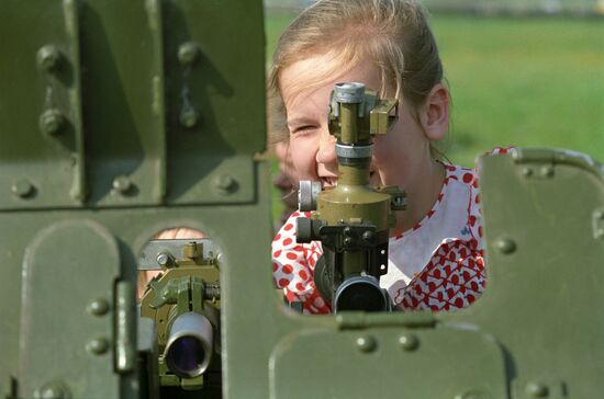 Military sports festival in Tushino