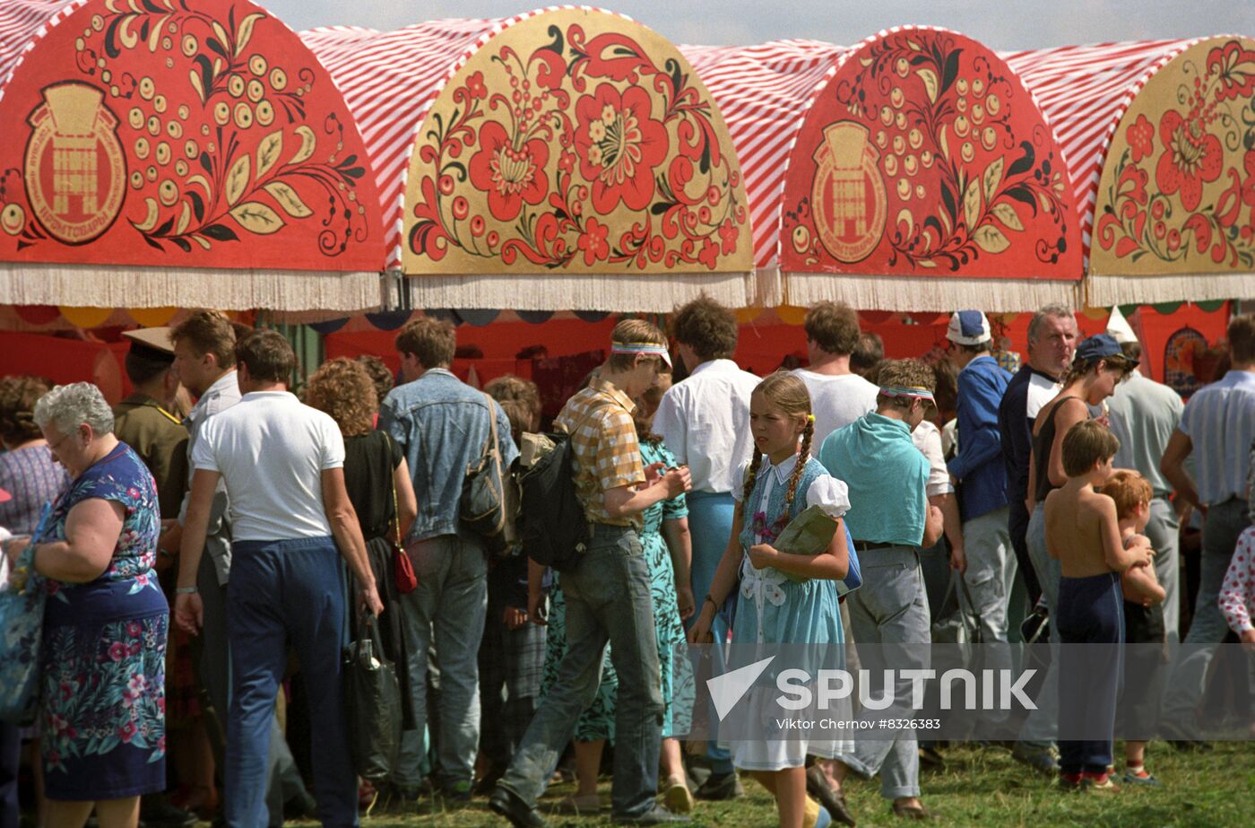 Military sports festival in Tushino