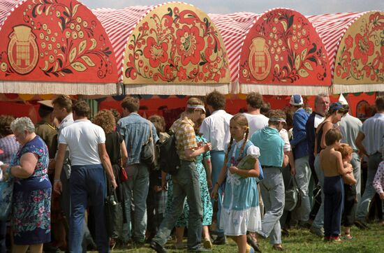 Military sports festival in Tushino