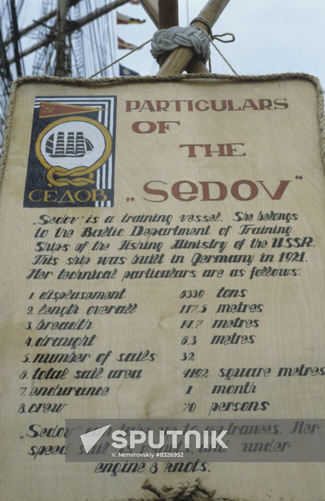 Sedov four-masted barque