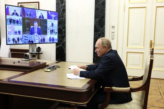 Russia Putin Social Facilities Opening