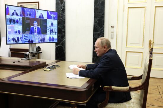 Russia Putin Social Facilities Opening