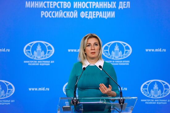 Russia Zakharova Briefing