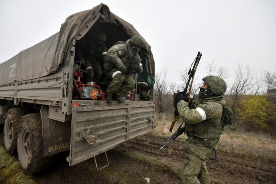 Russia Ukraine Military Operation Railway Troops