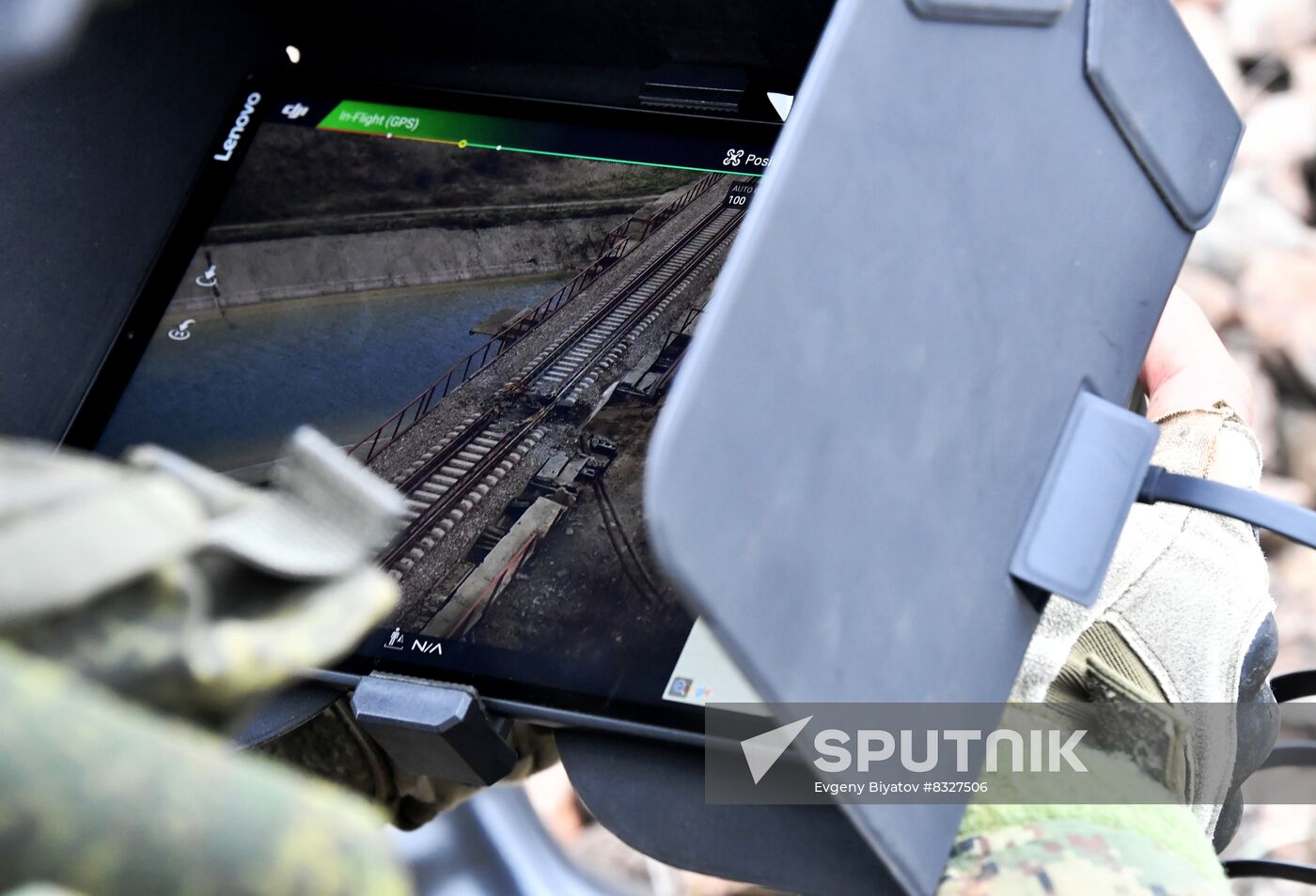Russia Ukraine Military Operation Railway Troops