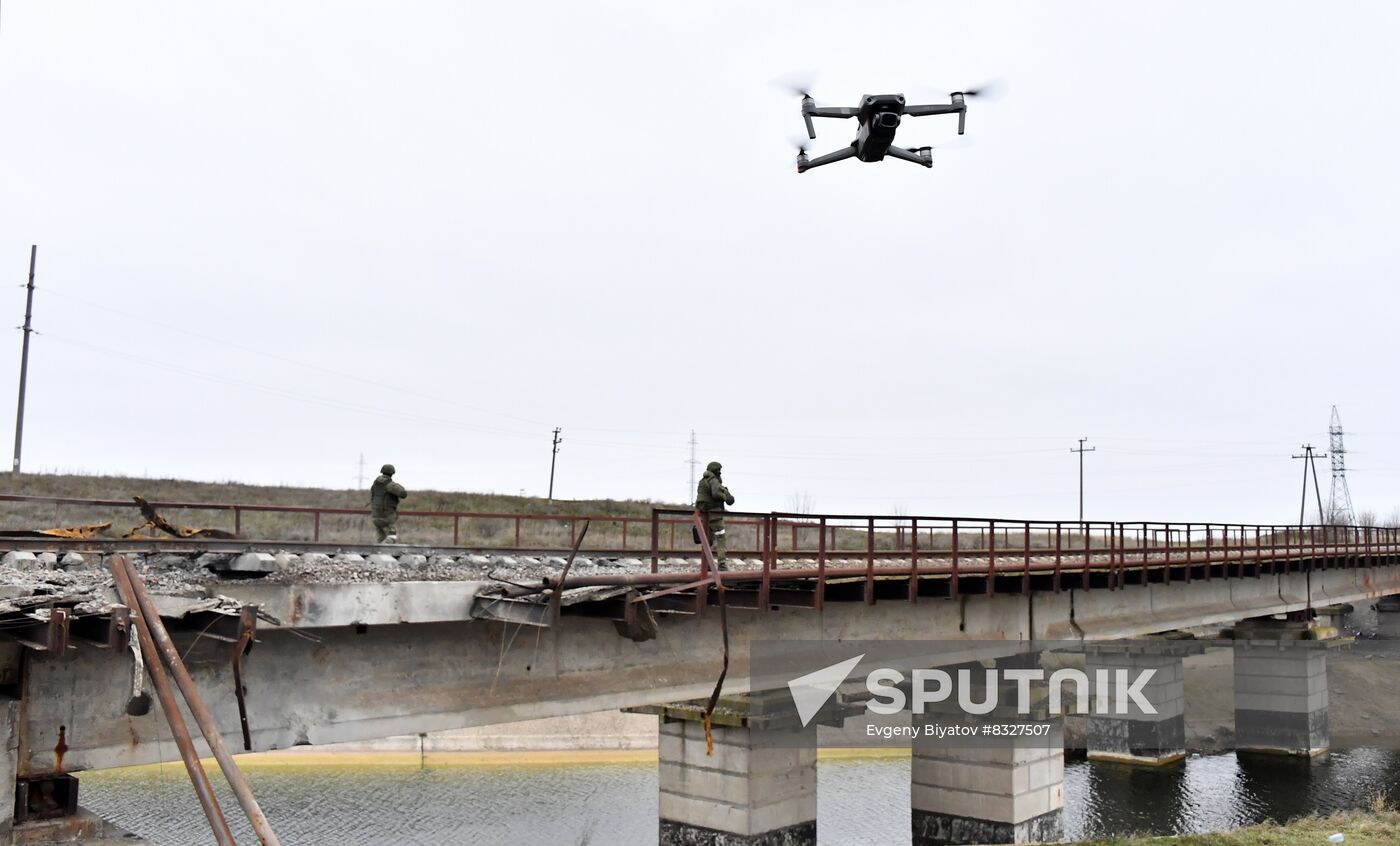Russia Ukraine Military Operation Railway Troops