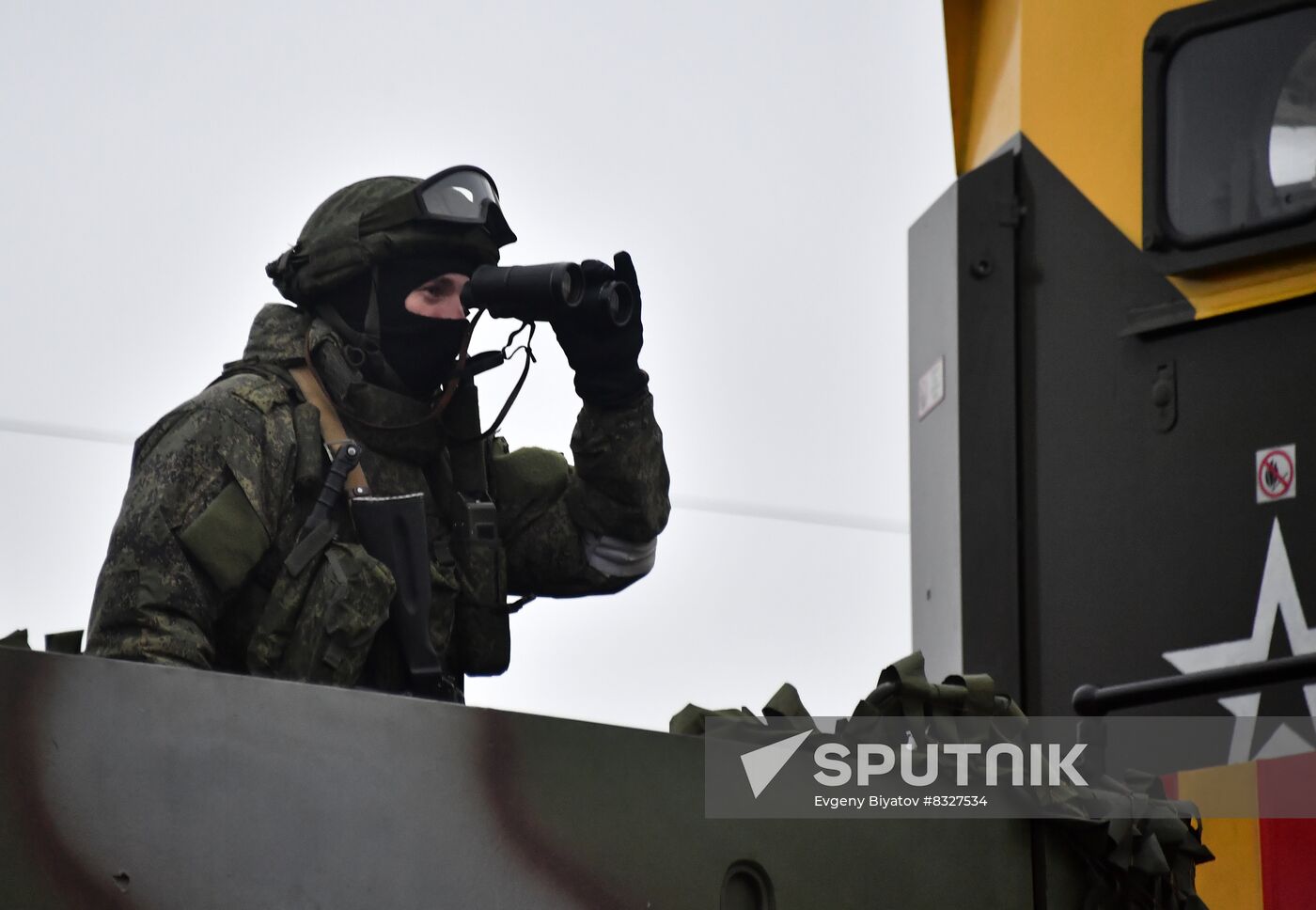 Russia Ukraine Military Operation Railway Troops