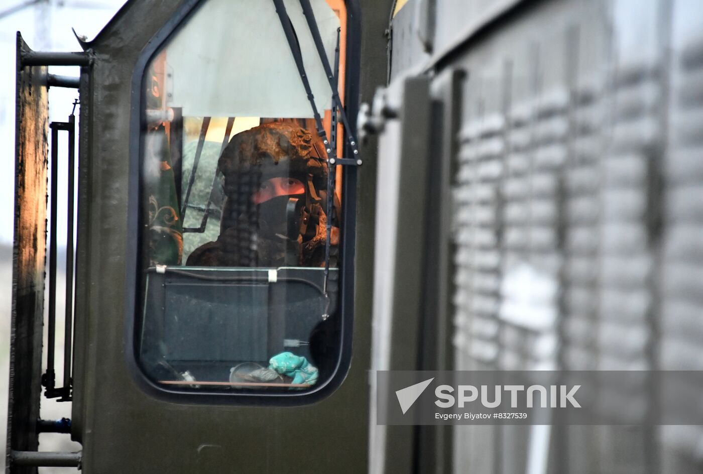 Russia Ukraine Military Operation Railway Troops