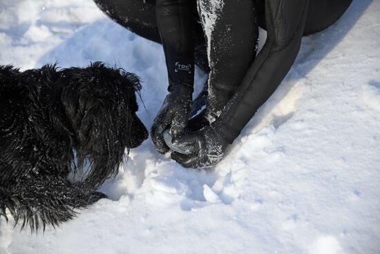 Surfing in Kamchatka