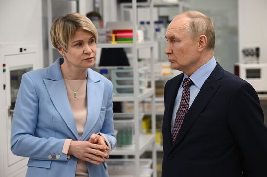 Russian President Vladimir Putin attends Young Scientists Congress