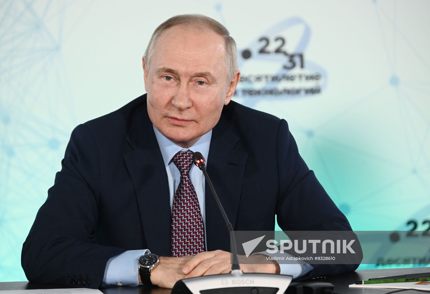 Russian President Vladimir Putin attends Young Scientists Congress
