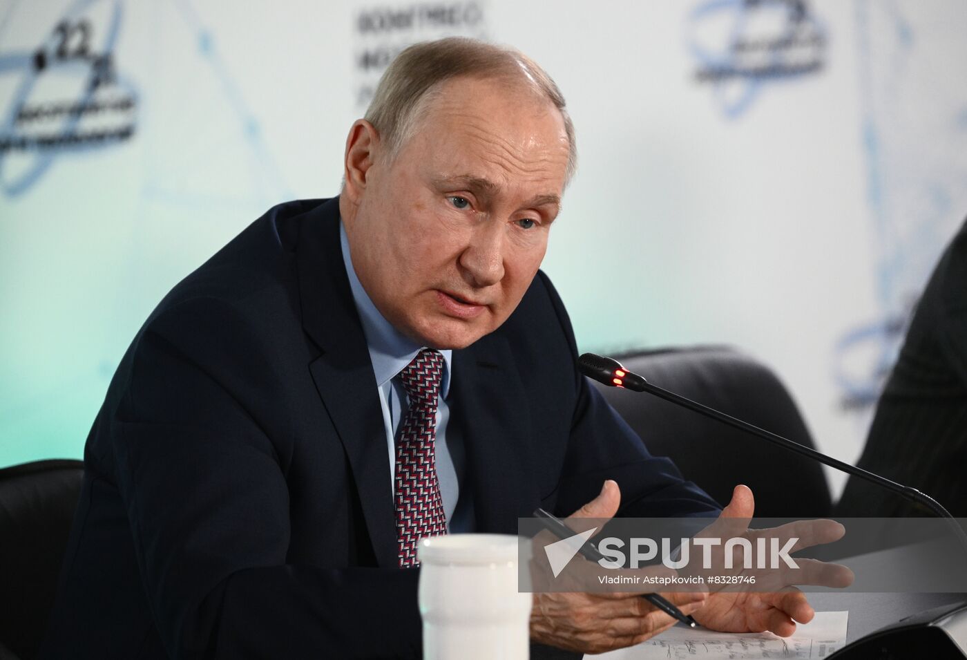 Russian President Vladimir Putin attends Young Scientists Congress