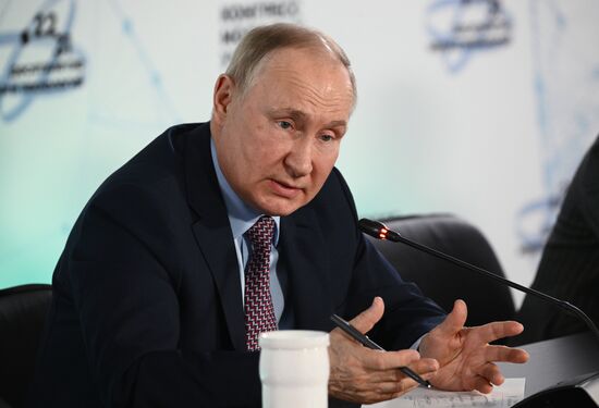 Russia Putin Young Scientists Congress