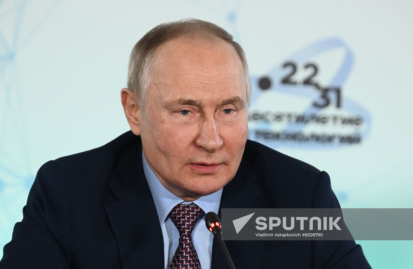 Russian President Vladimir Putin attends Young Scientists Congress
