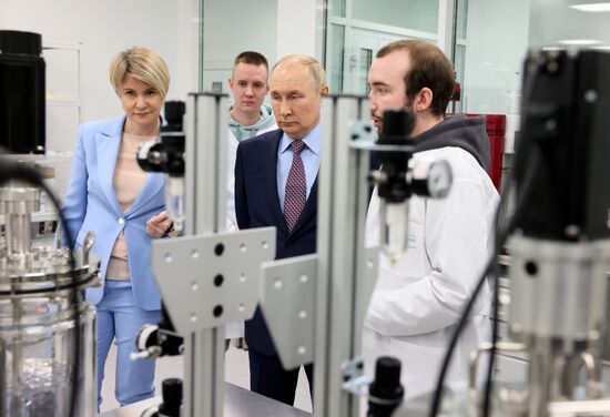 Russian President Vladimir Putin attends Young Scientists Congress