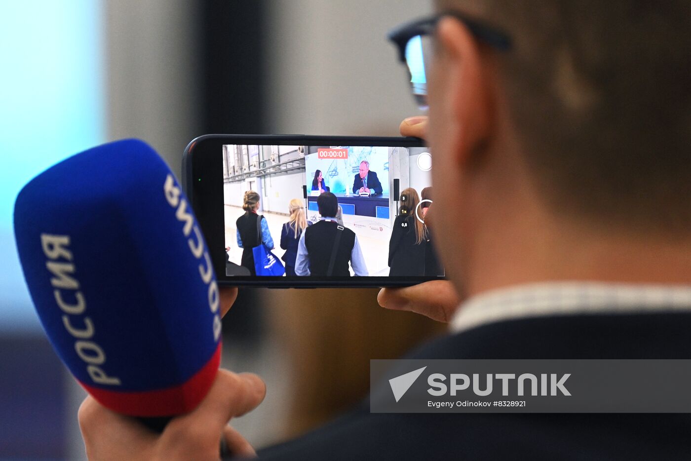 Russian President Vladimir Putin attends Young Scientists Congress