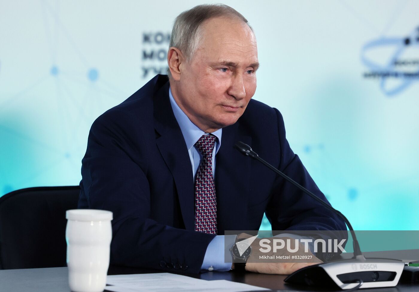 Russian President Vladimir Putin attends Young Scientists Congress