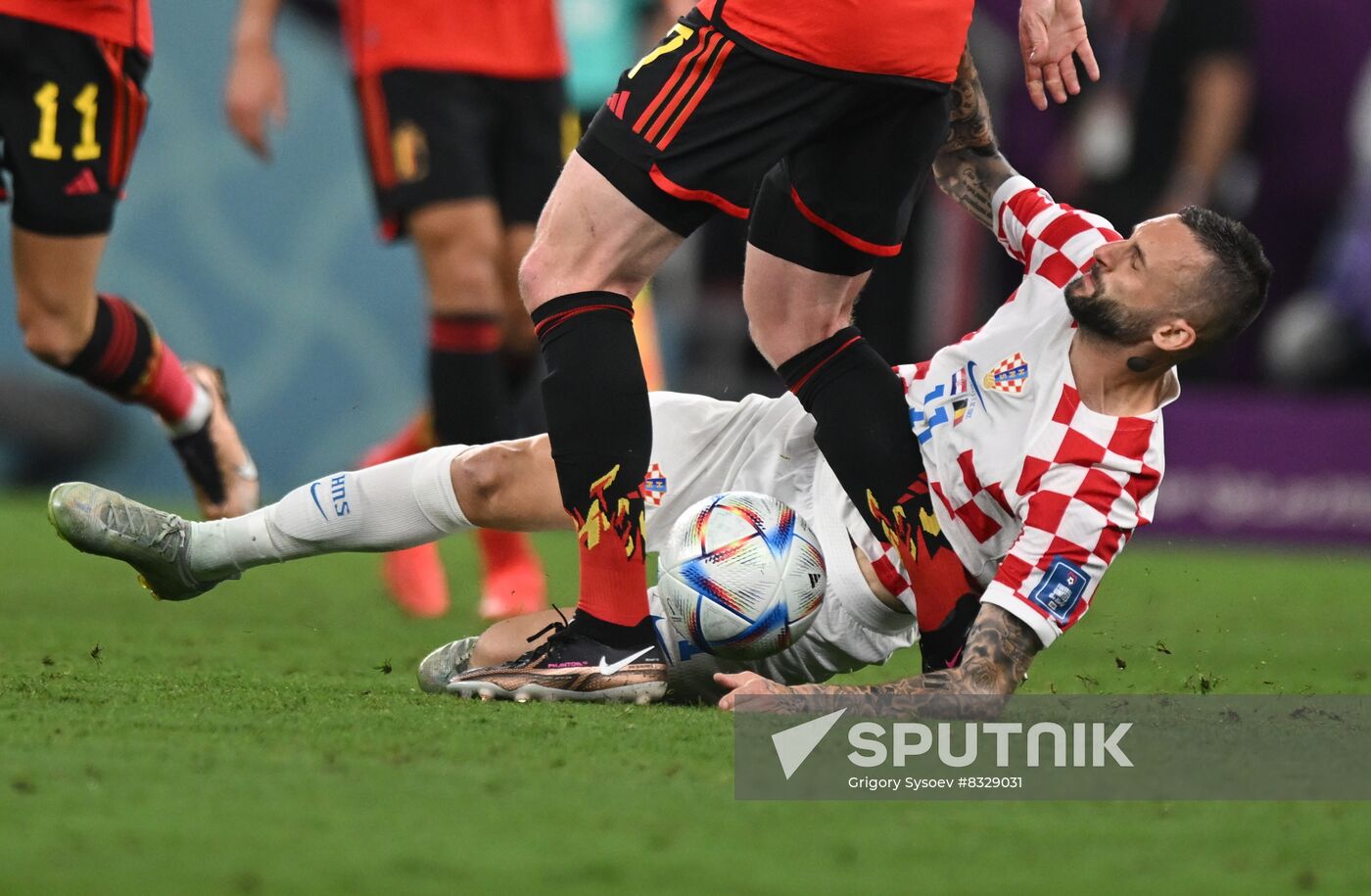 Russia Soccer World Cup Croatia - Belgium