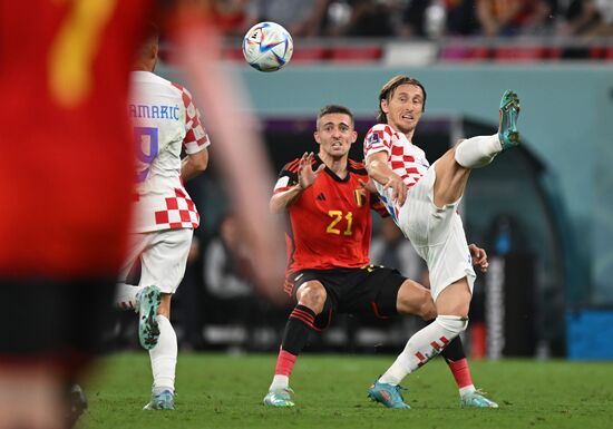 Russia Soccer World Cup Croatia - Belgium