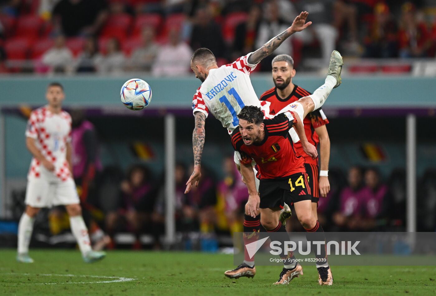 Russia Soccer World Cup Croatia - Belgium
