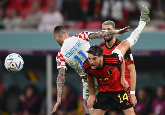 Russia Soccer World Cup Croatia - Belgium