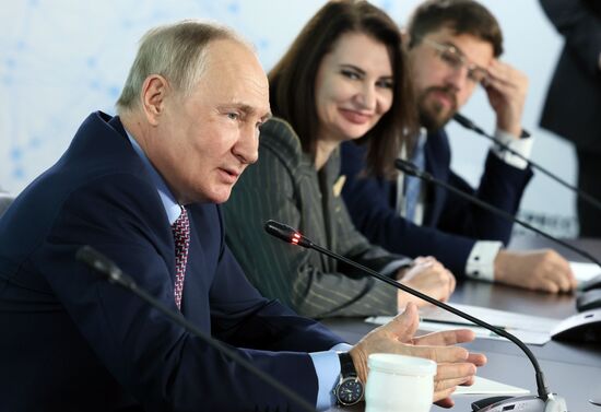 Russia Putin Young Scientists Congress