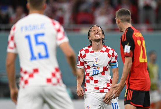 Russia Soccer World Cup Croatia - Belgium