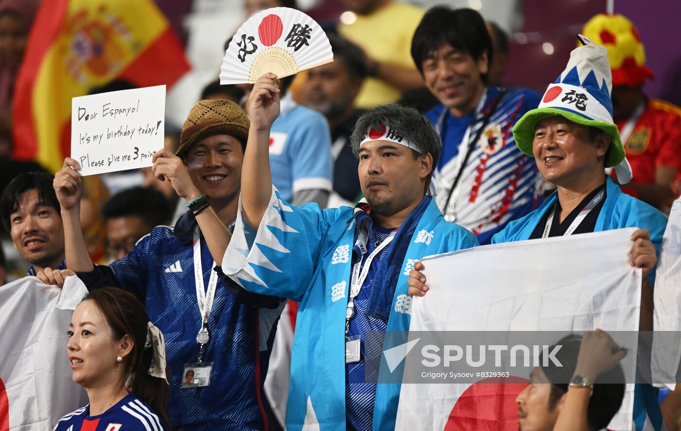 Qatar Soccer World Cup Japan - Spain