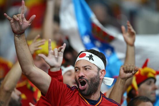 Qatar Soccer World Cup Japan - Spain