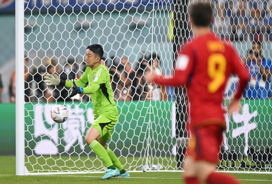 Qatar Soccer World Cup Japan - Spain