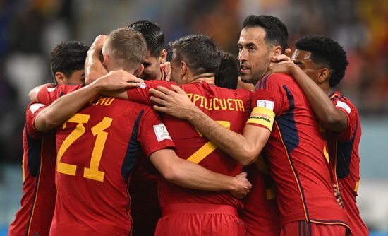 Qatar Soccer World Cup Japan - Spain