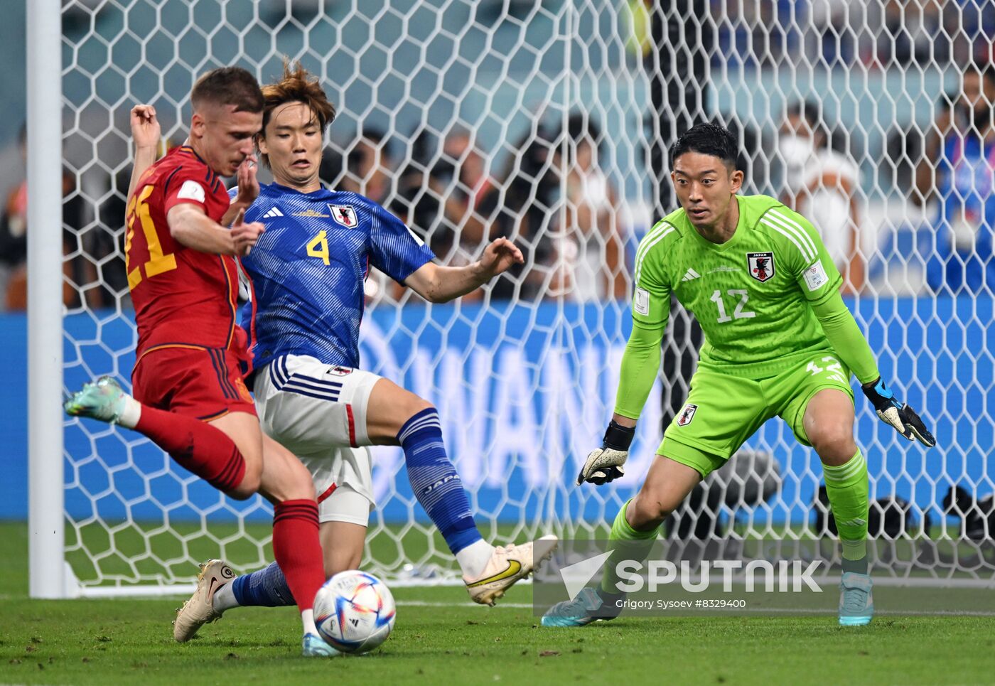 Qatar Soccer World Cup Japan - Spain