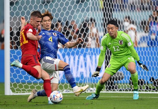 Qatar Soccer World Cup Japan - Spain