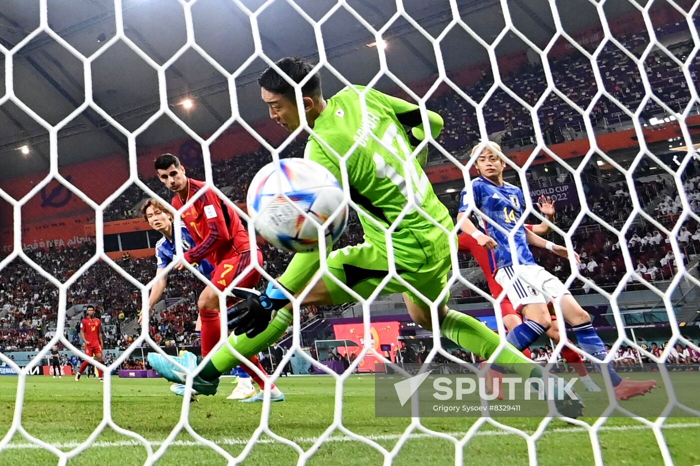 Qatar Soccer World Cup Japan - Spain