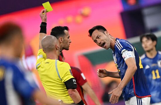 Qatar Soccer World Cup Japan - Spain