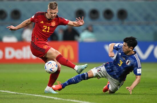 Qatar Soccer World Cup Japan - Spain