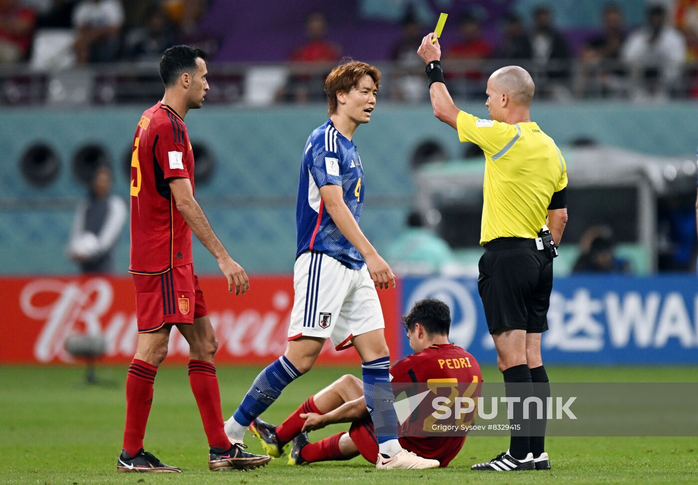 Qatar Soccer World Cup Japan - Spain