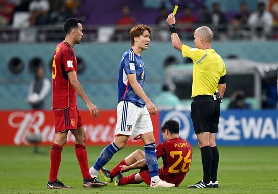 Qatar Soccer World Cup Japan - Spain