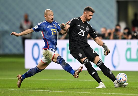 Qatar Soccer World Cup Japan - Spain