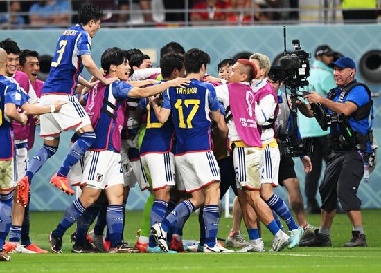 Qatar Soccer World Cup Japan - Spain