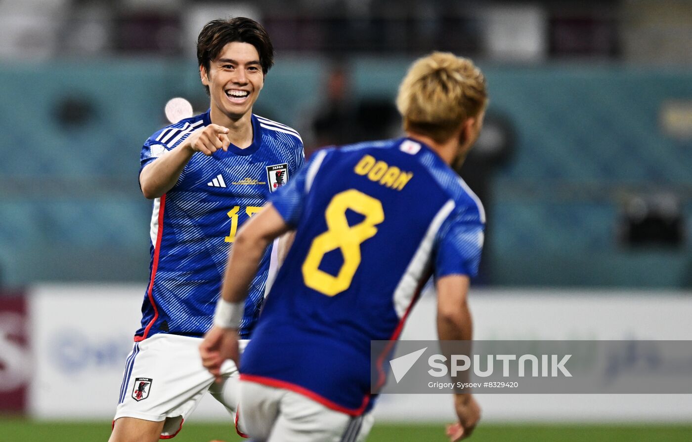 Qatar Soccer World Cup Japan - Spain