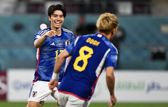 Qatar Soccer World Cup Japan - Spain
