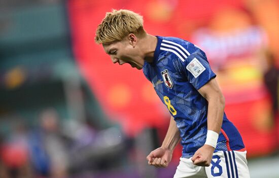 Qatar Soccer World Cup Japan - Spain