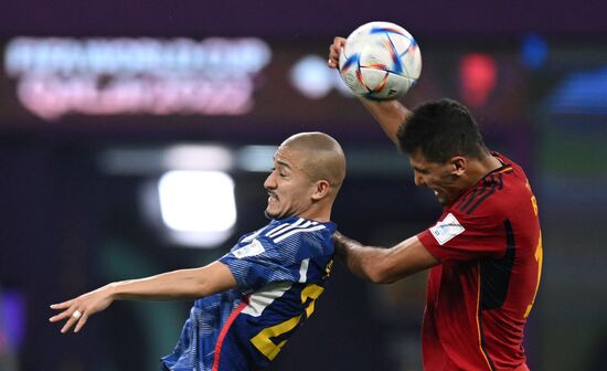 Qatar Soccer World Cup Japan - Spain