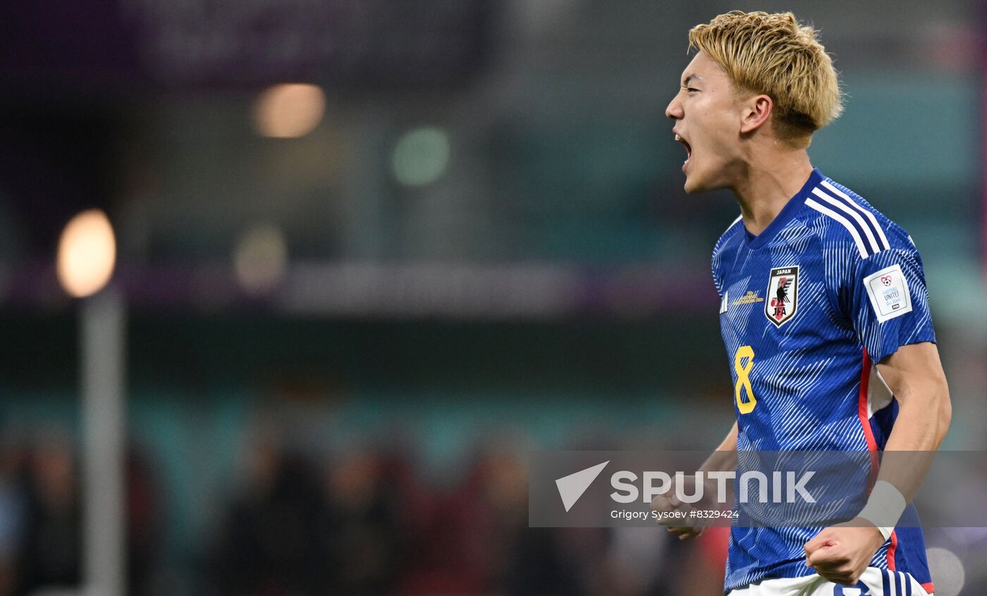 Qatar Soccer World Cup Japan - Spain