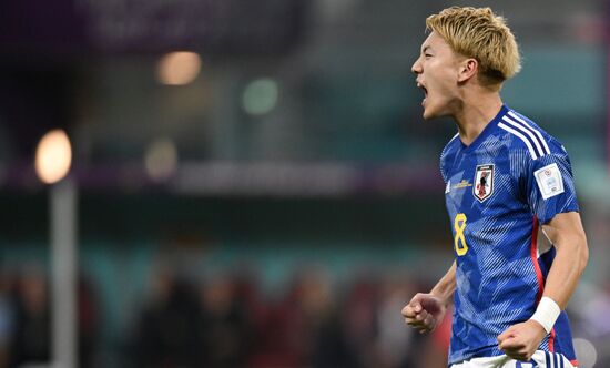 Qatar Soccer World Cup Japan - Spain