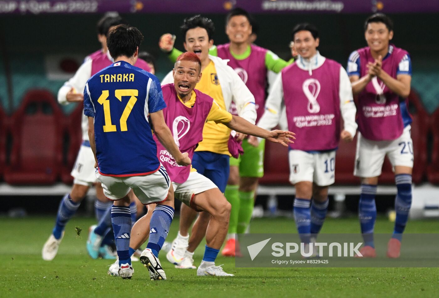 Qatar Soccer World Cup Japan - Spain