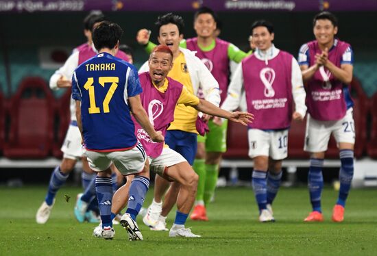 Qatar Soccer World Cup Japan - Spain