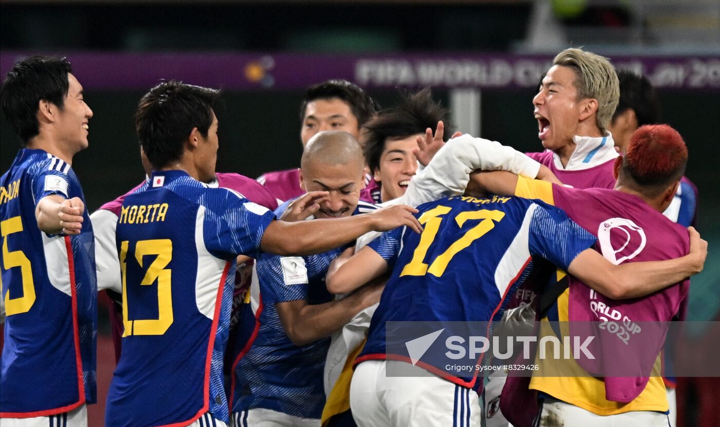 Qatar Soccer World Cup Japan - Spain