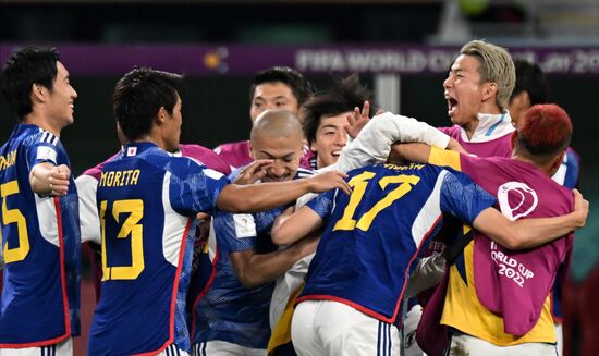 Qatar Soccer World Cup Japan - Spain